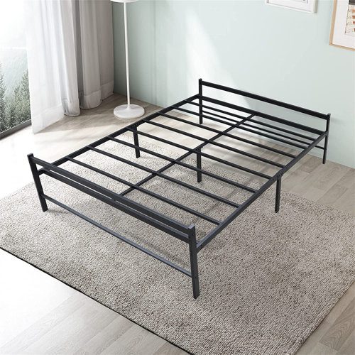 Alwyn Home Shetter 18" Height Adjustable Platform Metal Bed Frame